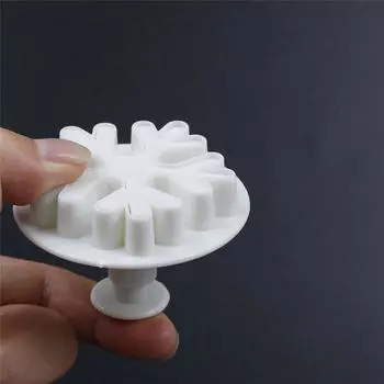 3шт плунжерный резак для снежинок, инструмент для украшения торта из помадки, сахарной бумаги