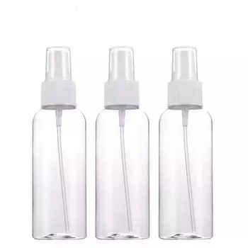 3шт прозрачный пластиковый пустой распылитель маленький распылитель 100мл One Size