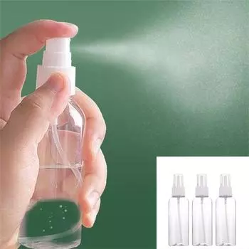 3шт прозрачный пластиковый пустой распылитель маленький распылитель 100мл One Size