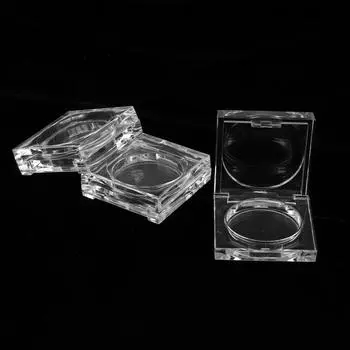 3шт пустой футляр для макияжа DIY косметический контейнер квадратный