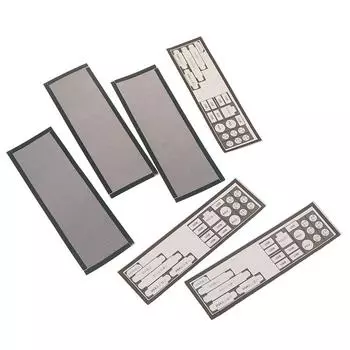 3шт ПВХ пылевой фильтр Универсальный Diy Щит Задняя панель для корпуса компьютера ввода-вывода