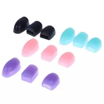 3шт саксофон подставка для большого пальца силиконовые клавиши стояки инструмент подушка для большого пальца чёрный