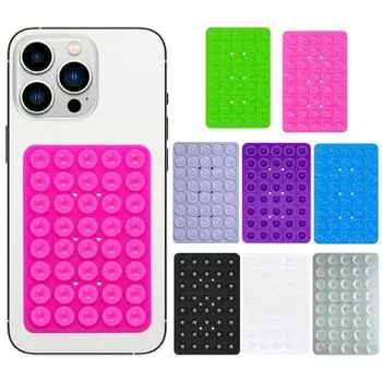 3шт силиконовый держатель для телефона с присоской Hands-Free набор двухсторонний прочный держатель для iPhone и светло-фиолетовый