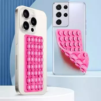 3шт силиконовый держатель для телефона с присоской Hands-Free набор двухсторонний прочный держатель белый