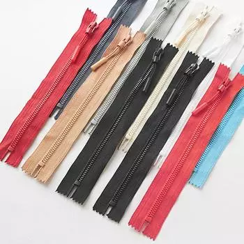 3шт сменная многоцветная сумка для кармана одежды, подушка для сумки 5#, смоляная молния, закрытый хвост