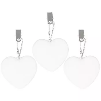 3шт светодиодный фонарь для сумочки с автоматическим датчиком света для сумочки для женщин(сердце)