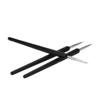 3шт точечная живопись рисунок УФ-гель лайнер кисть для полировки инструмент ручка