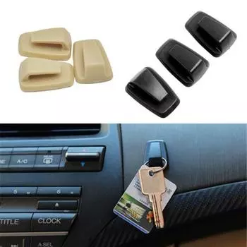 3шт универсальные удобные автомобильные вешалки авто мешок для мусора крючок держатель чёрный