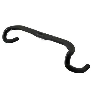 3T SUPERGHIAIA LTD Сверхлегкий карбоновый руль Drobar GRAVEL TH2304 31.8X400MM Di2, чёрный