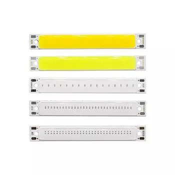 3В 3,7В постоянного тока 60 мм 8 мм светодиодная початковая лента 3 Вт теплый холодный белый синий красный светодиод початка