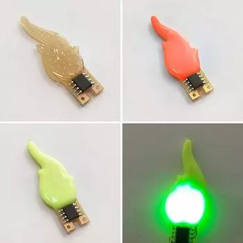 3V Led Cob Flash Candles Flexible Filament Diode Light Decoration Light Bulb Accessories Diy Candle Light Parts