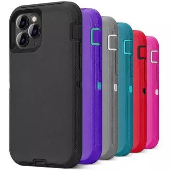 3в1 гибридный прочный бронированный чехол для телефона с креплением на ремень для iPhone 16 Pro Max 15 14 12 11 13 X XS XR 6 7 8 Plus Otter Case Box военный жесткий чехол for iPhone 6 6s