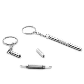 3в1 Отвертка для очков Набор для ремонта солнцезащитных часов Отвертка Инструмент Брелок