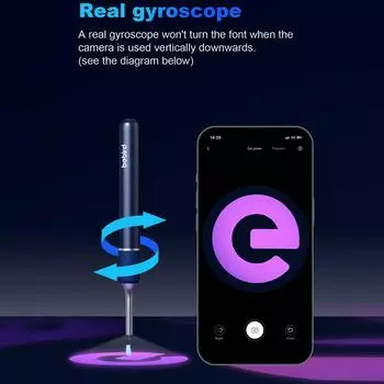 3в1 визуальный ушной совок, эндоскопический инструмент для удаления ушной серы, ложка с пинцетом, инструмент для чистки 0 синий