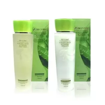 3W CLINIC Aloe Full Water Тоник для активации кожи 150 мл, эмульсия 150 мл (3 варианта) #TONER