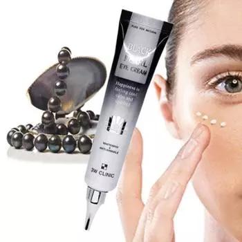 3W CLINIC Black Pearl Eye Cream 40ml - Крем для век с черным жемчугом 1 PCS