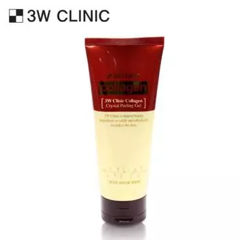 3W Clinic Collagen Crystal Peeling Gel 180 мл, 1 шт.
