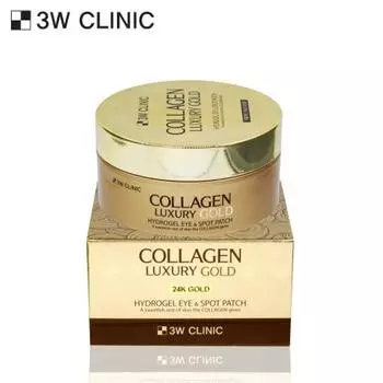 3W CLINIC Collagen Luxury Gold Hydrogel Eye & Spot Patch 90 г (3 варианта) #1pcs