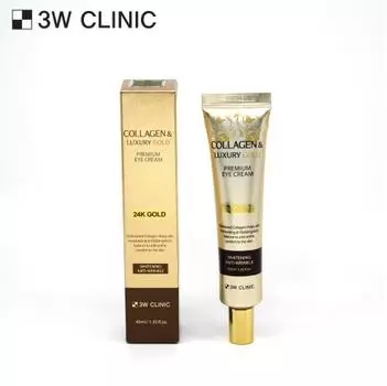 3W CLINIC Collagen Luxury Gold Крем для глаз 40 мл (варианты 3) #1pcs