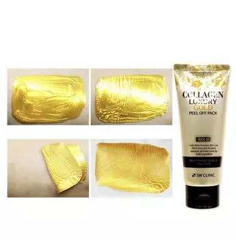 3W CLINIC Collagen Luxury Gold Peel Off Pack 100гр.