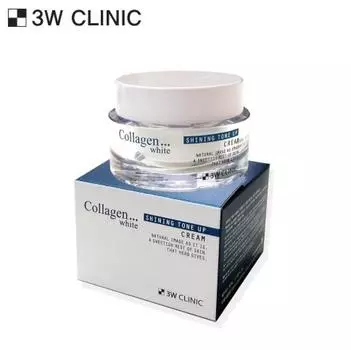3W CLINIC Collagen White Сияющий тонизирующий крем 50 мл (3 типа) #1pcs