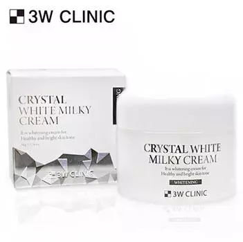 3W CLINIC Crystal White Milky Cream 50 г (3 типа) #1pcs