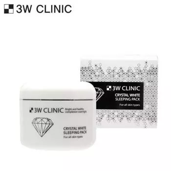 3W CLINIC Crystal White Sleeping Pack 100 мл (3 варианта) #1PCS