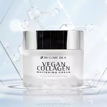 3W CLINIC DR.K Веганский коллагеновый отбеливающий крем 55г 1 PCS