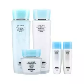 3W Clinic Excellent White Набор для ухода за кожей