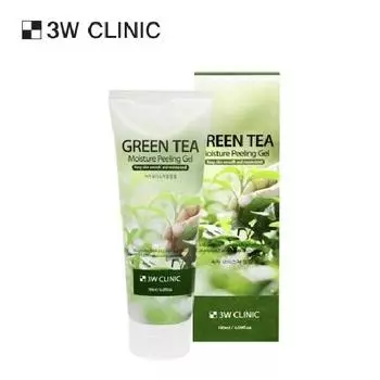 3w Clinic Green Tea Увлажняющий пилинг-гель 180мл
