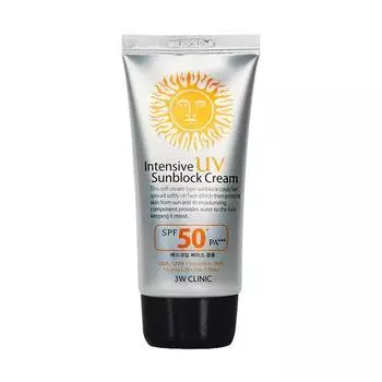 3W Clinic Intensive UV Солнцезащитный крем SPF50 PA+++ 70мл