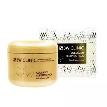 3w Clinic Коллагеновая ночная маска 100 мл