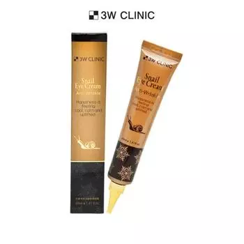 3W CLINIC Крем для век с улиткой (Против морщин) 40мл 1pc