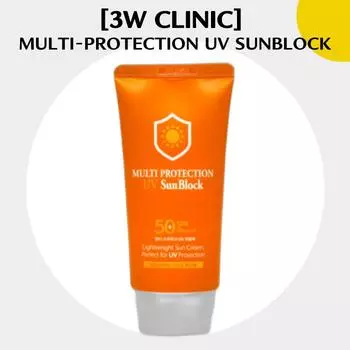 [3W Clinic] Многофункциональный солнцезащитный крем от ультрафиолета 70 мл 70ml