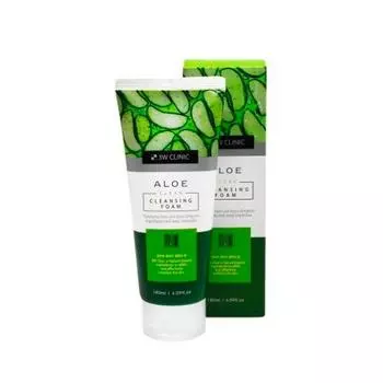 3W CLINIC Очищающая пенка с алоэ 180 мл (3 варианта) #1pcs