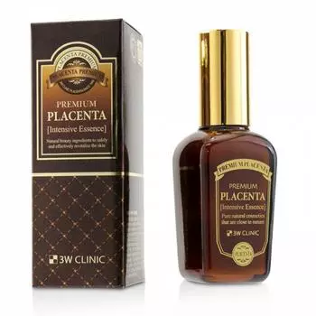 3W CLINIC Premium Placenta Intensive Essence, эссенция для интенсивного ухода за кожей 50 мл 50ml X 1PCS