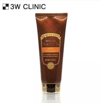 3W CLINIC Premium Placenta Мягкий пилинг-гель 180 мл