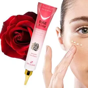 3W CLINIC Rose Eye Cream 40ml - Крем для кожи вокруг глаз с розой CLINIC 1 PCS