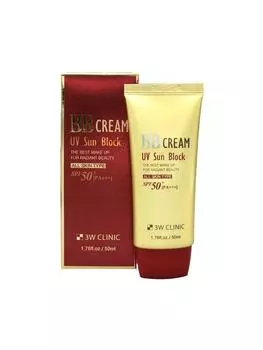 [3W CLINIC] УФ солнцезащитный BB крем 50мл