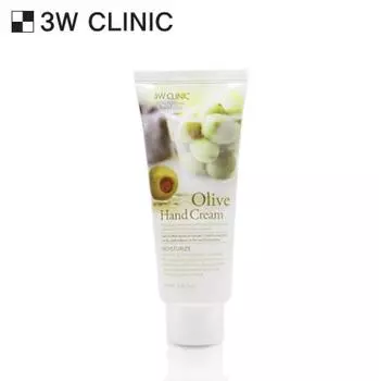 3W CLINIC Увлажняющий крем для рук Оливковый 100 мл (3 варианта) #1pcs
