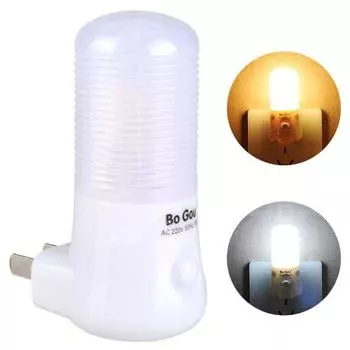 3W светодиодный настенный ночник, подключаемый светильник для спальни, детской прихожей, домашний декор US Plug светло-желтый