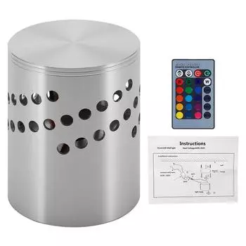 3W светодиодный настенный светильник из алюминия для внутреннего освещения для освещения бара KTV с дистанционным управлением