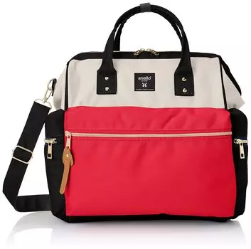 3WAY Boston Рюкзак на плечо Водоотталкивающий A4 CROSS BOTTLE ATC3332R Трехцветный [Anello]