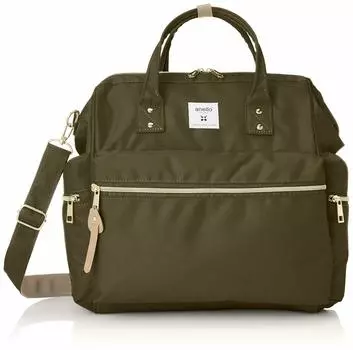 3WAY Boston Рюкзак на плечо Водоотталкивающий A4 CROSS BOTTLE ATC3332R Оливковый [Anello]