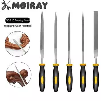 3x140 4x160 мм 5 шт. Мини-напильники для металла, набор из 5 штук, инструменты для резьбы по дереву, стальной напильник для работы по дереву, ручной напильник