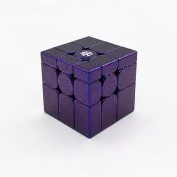 3X3 GAN Mirror M UV Ganz Gan Mirror M UV Cube 33 Магнитный кубик Рубика 333 / Shining Violet UV Purple, популярные корейские головоломки