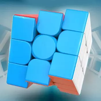 3x3x3 Magic Cube Дизайн без наклеек для детей и взрослых Антистрессовая игра-головоломка для умственного развития