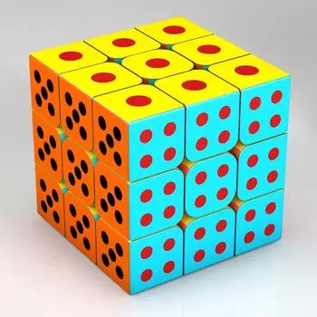 3x3x3 Волшебный куб-головоломка с цифрами и буквами, узор 3x3 Infinity Cubo, детские подарки, развивающие игрушки-кубы