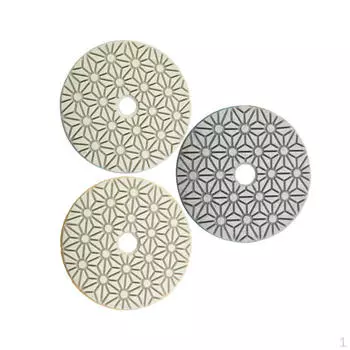 3x4-дюймовые алмазные полировальные круги, шлифовальные диски, круглая, быстро и прочная полировка