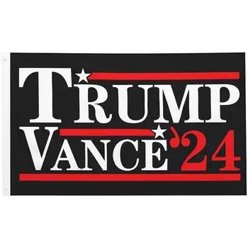 3x5 футов Дональд Трамп 2024 Флаг Полиэстер Тяжелый Президент Трамп Флаг (ЧАС)